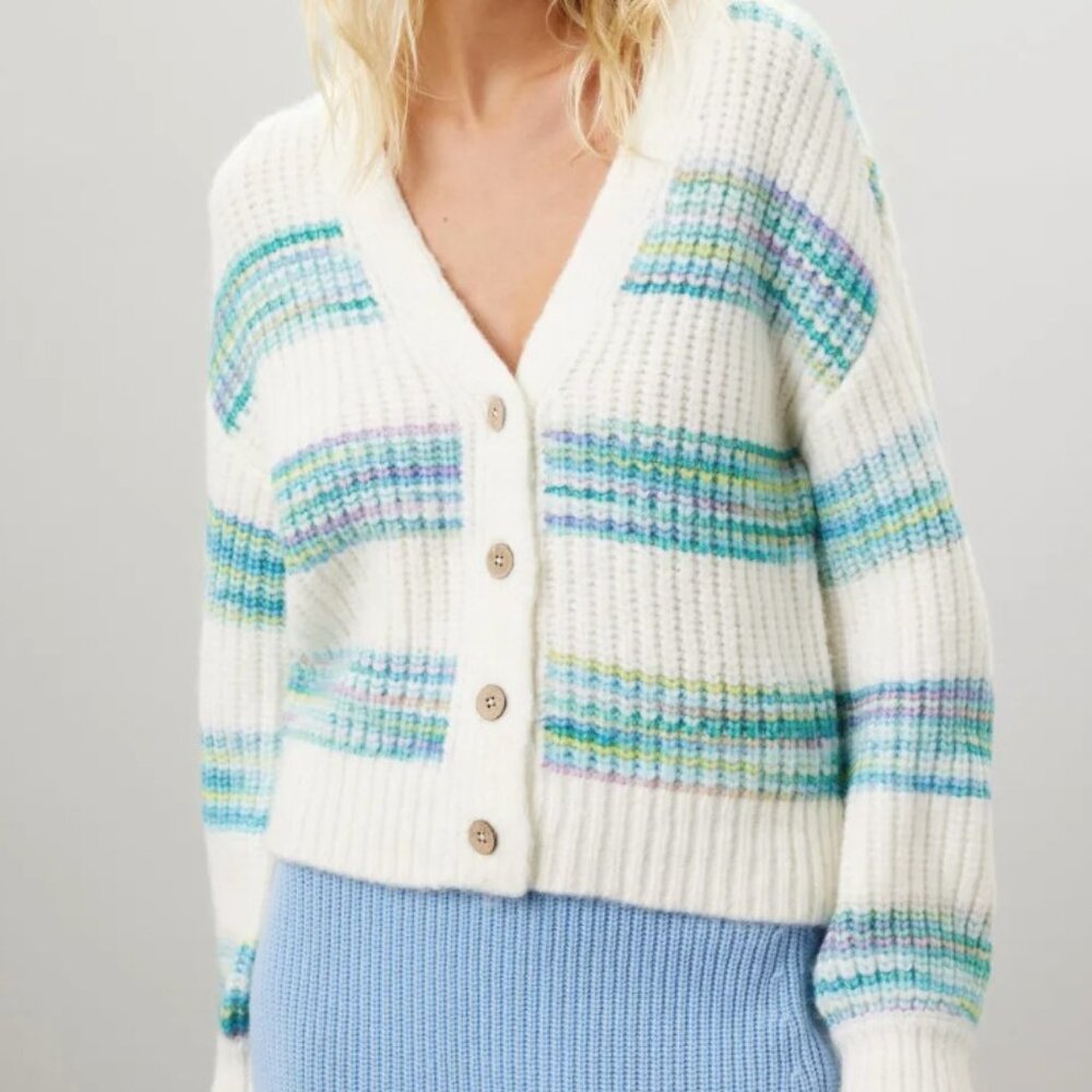 Slate & Willow Striped Cardigan